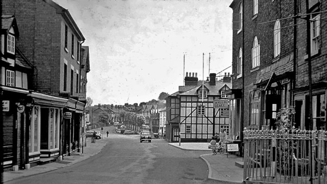 Llanfyllin, High Street 1962
