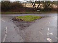 Grass traffic island, Clophill