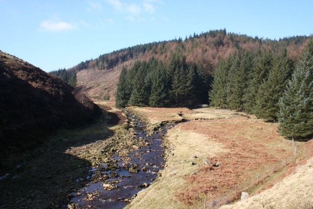 Confluence of Lady Clough and River Ashop