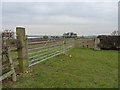 A trig in the corner of a field