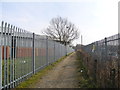 Footpath through Castle Hill Industrial Park, Bredbury
