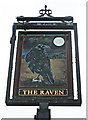 The Raven (2) - sign, 64 Woods Lane, Quarry Bank, Brierley Hill