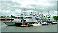 S6012 : Royal Navy boats, Waterford by Albert Bridge
