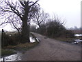 Footpath & entrance to Kings Farm