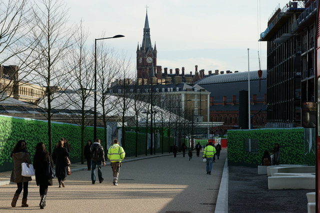 View Towards St.Pancras Railway Station