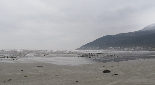 Stormy Seas At Low Water At Newcastle, © Eric Jones :: Geograph Ireland