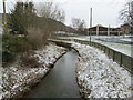 The Turfford Burn flowing through Earlston