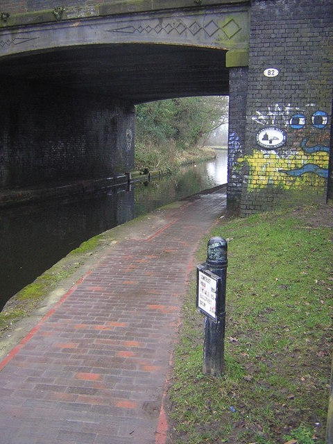 Worcester and Birmingham Canal at University Station