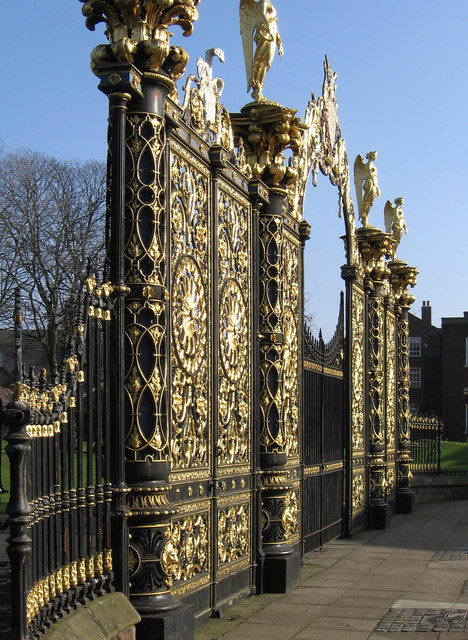 Warrington - Bank Park gates