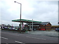 Service station on Preston Road