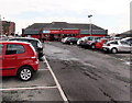 Home Bargains shop and car park, Barry