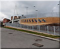 Thompson Street footbridge viewed from the south, Barry