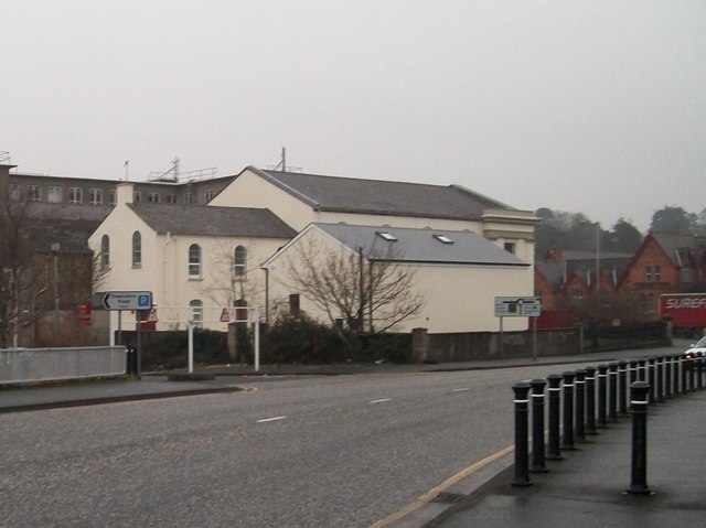The rear of Downshire Road Presbyterian Church, Newry