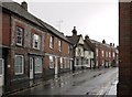 Church Street, Chesham, in the rain