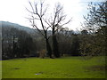 The grounds of Bailbrook House Hotel, near Bath