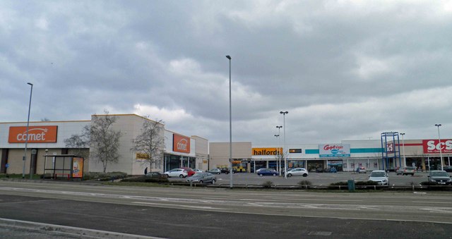 Retail park near Lincoln