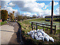 Sandbags in The Lane