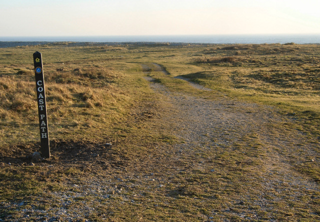 The Wales Coast Path by Sker Point © eswales :: Geograph Britain and ...