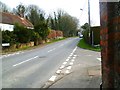 The B3047 in Abbots Worthy looking east