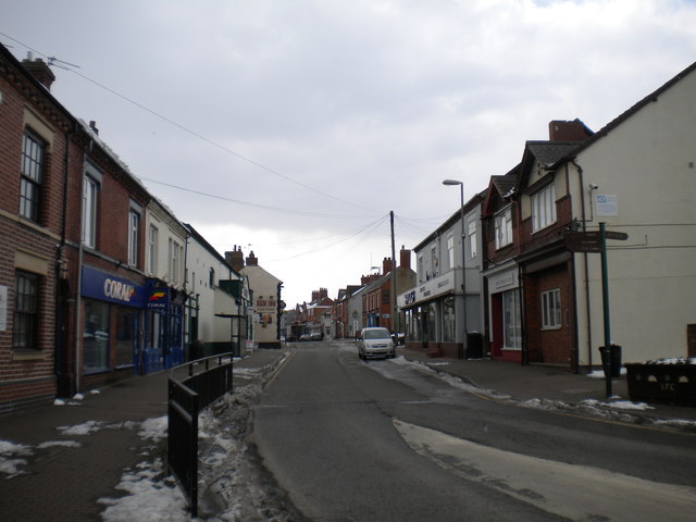 North end of High Street, Ibstock