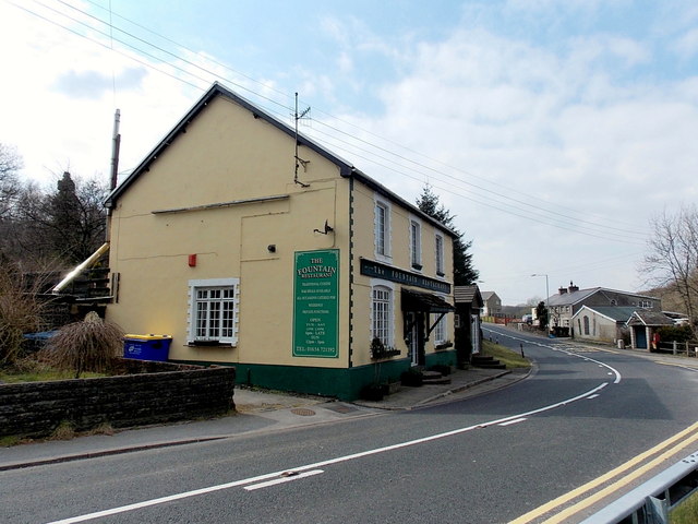 The Fountain Restaurant near Aberkenfig © Jaggery :: Geograph Britain ...