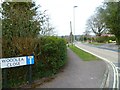 Looking west along Stoney Lane