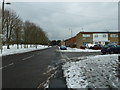 Approaching the junction of Wakefords Way and Sharps Road