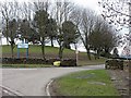 Entrance to Horsley Water Treatment Works on Mill Way