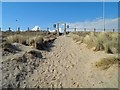 Access steps to sea view car park Mablethorpe