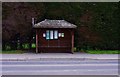 Bus stop and shelter opposite the White Post, near Farnsfield