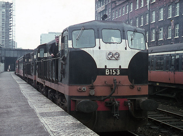 Dublin train - No. 2 Platform - 1971