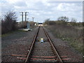 Freight railway towards Immingham Dock