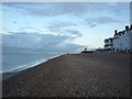 Looking south on the beach