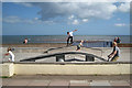 SX9472 : Skate Park in use, seafront, Teignmouth by Robin Stott