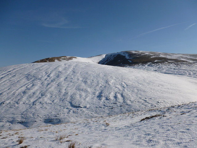 View from Thick Cleuch towards Gana Hill