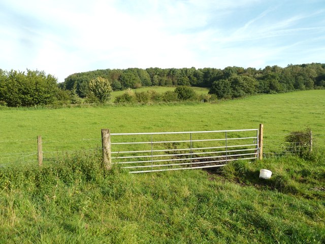 A gate into a field
