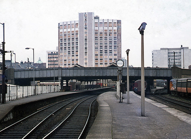 Great Victoria Street station - general view of platforms - 1973