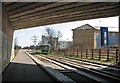 Guided bus and A14 bridge