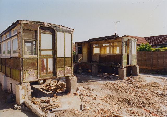 Old carriages in Eirene Road
