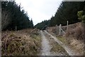 NR4073 : Deer fence and gate on track to Balulive, Islay by Becky Williamson