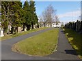 NS3082 : Helensburgh Cemetery by Lairich Rig