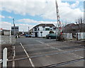 Road across a level crossing, Kidwelly