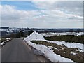 Snow Pile on Burnt Hill Lane, Oughtibridge - 1