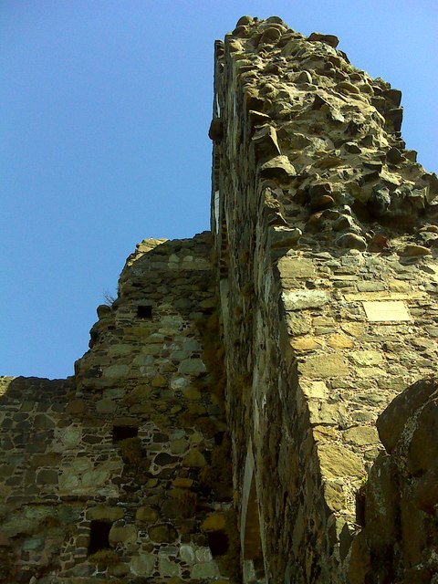Olderfleet Castle ruin
