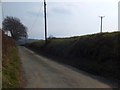 SX4379 : Road from Longcross to Haye Combe by David Smith