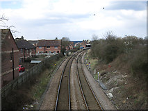 TL8783 : Looking towards Thetford Station by Hugh Venables