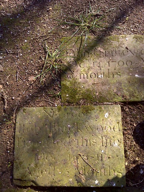 Gracehill Moravian Cemetery - grave markers