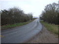 Minor road heading north near Morrell Farm