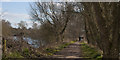 The Trans Pennine Trail alongside the River Mersey