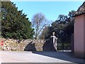 Garden wall of Waddeton Court